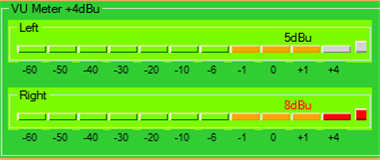 LED VU meter Control
