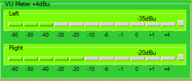 LED VU meter Control